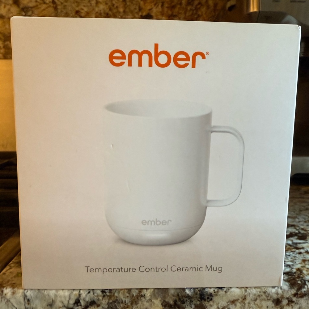 SOLD NIB ember Temperature Control Ceramic Mug WHITE New Sealed 1st generation